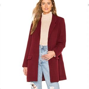 BB Dakota Whiskey Business Coat in Bordeaux